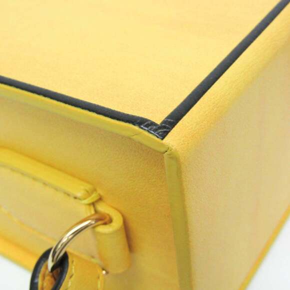 FENDI Yellow Leather Shoulder Bag - Picture 7 of 14